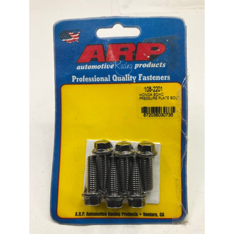 ARP 108-2201 Clutch Pressure Plate Bolt Kit 1988-2000 Honda Civic D15 D16 SOHC