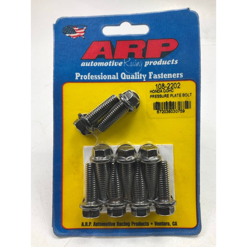 ARP 108-2202 Clutch Pressure Plate Bolt Kit 1988-01 Honda B-Series B16 B17 B18