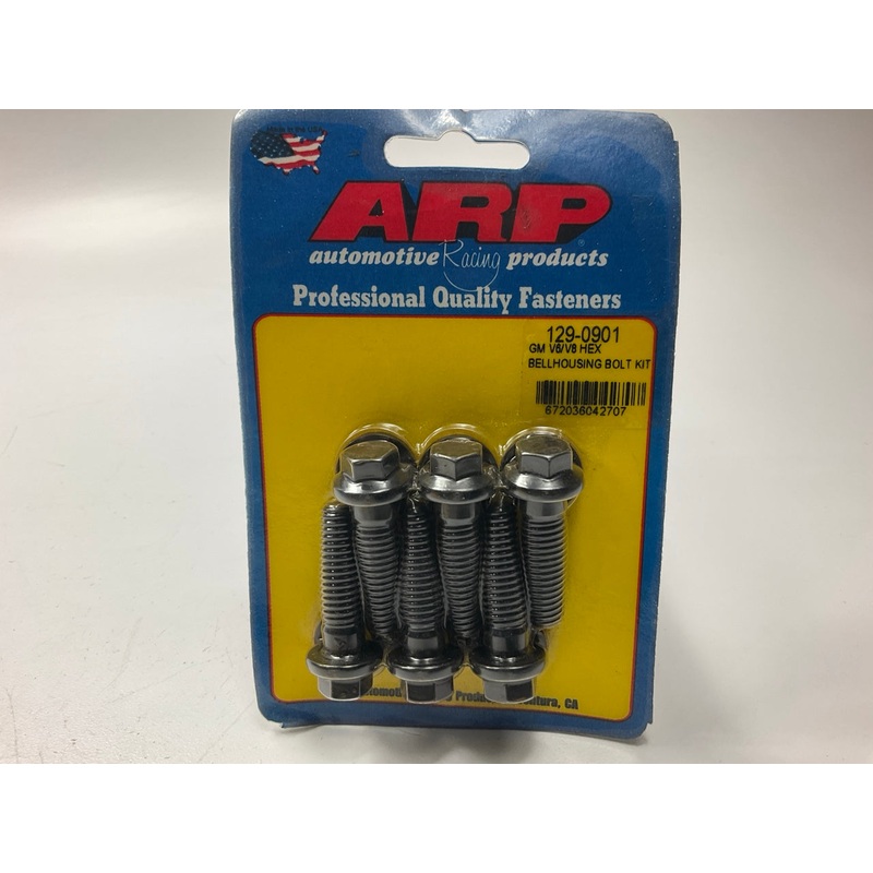 ARP 129-0901 Bellhousing Bolt Kit - Chevrolet V6 & V8 - 3/8''-16 X 1.375''