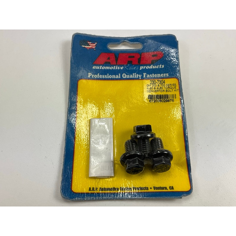 ARP 230-7304 Torque Converter Bolt Kit Black GM 200 & 700 Series 4L60 & 4L80