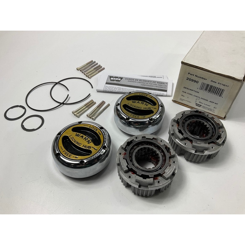 Warn 20990 Dana 44 Premium 4WD Locking Hub Kit 19 Spline