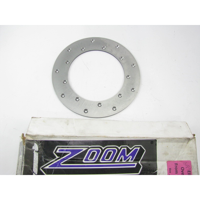 Zoom 61-001 Aluminum Flywheel Steel Wear Insert ( Fidana 229001) 18 Holes
