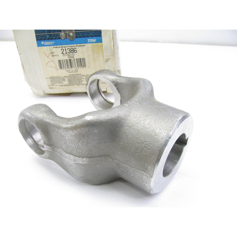 TRW 21386 PTO End Yoke N55 Rockwell Series 1-5/8'' Bore 4-1/2'' Long 3/8'' Key