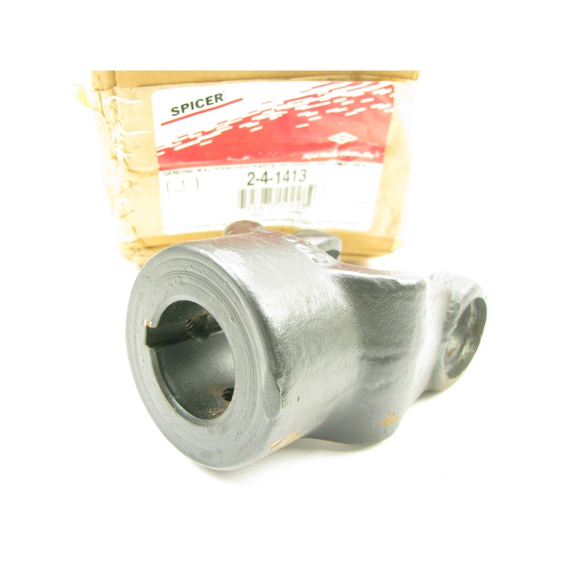 Spicer 2-4-1413 Round Bore End Yoke - 1240 Series 1.250'' Bore W/ 0.25'' Keyway