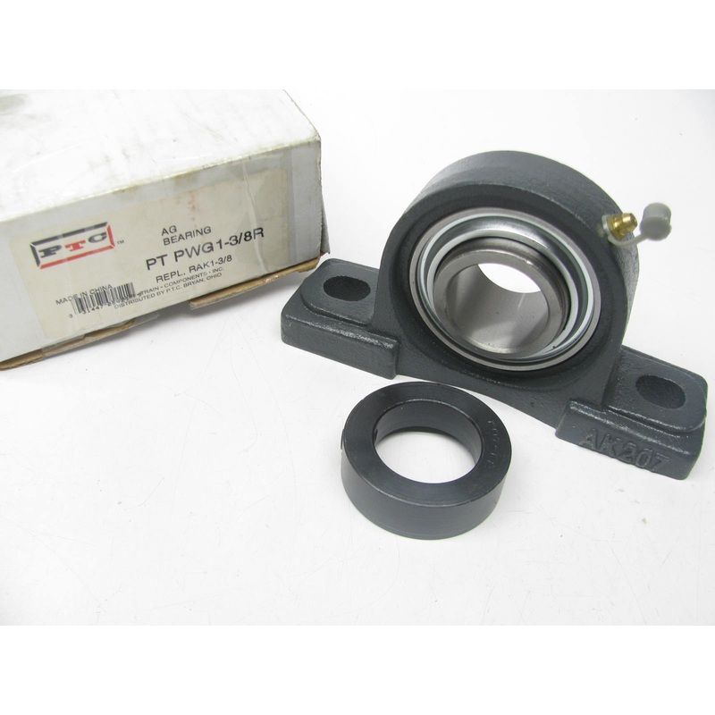 PTC PWG13-8R Cast Iron Pillow Block Bearing 1 3/8 2 Bolt Hole RAK1-3/8