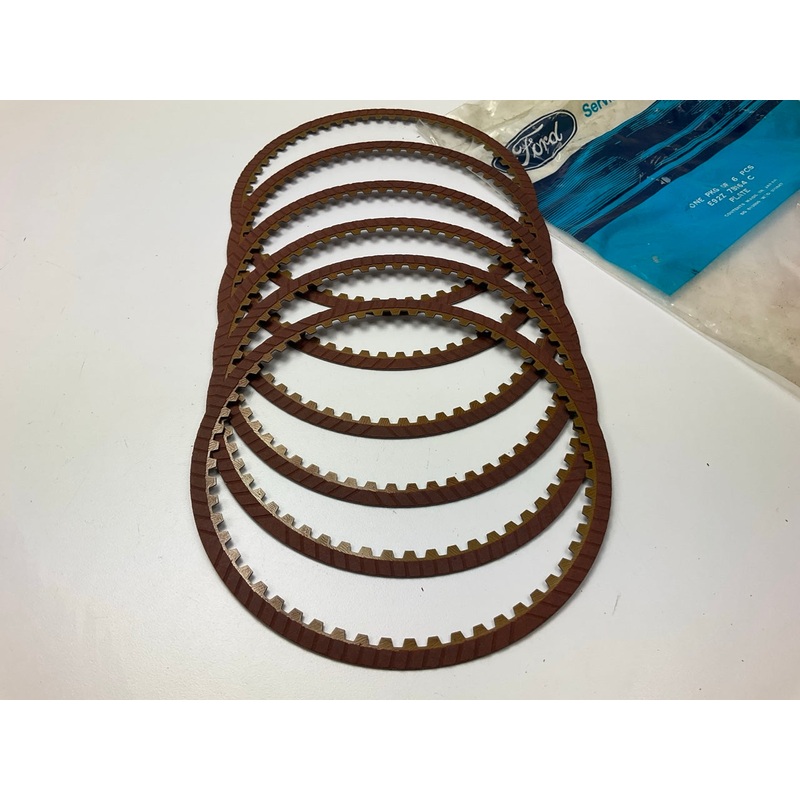 (6) NEW - OEM Ford E92Z-7B164-C Transmission Reverse Clutch Friction Plate, 4EAT