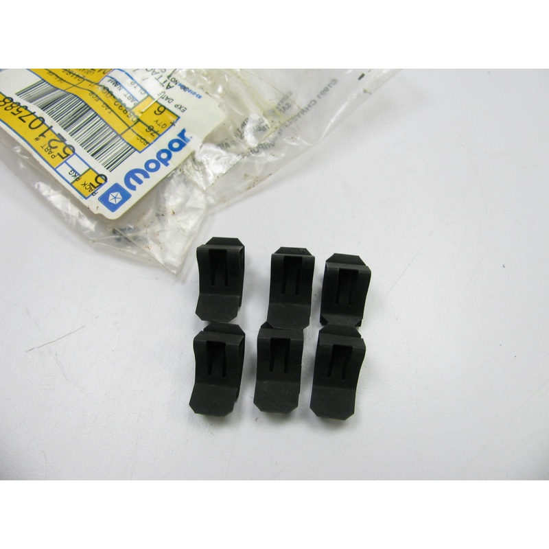 (6) NOS - OEM Retainer Clip For Hydraulic Clutch Tube 52107588 For 1999-03 TJ