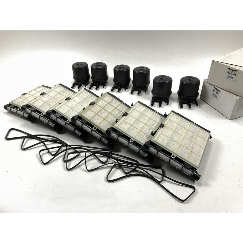 (6) Proline 6.7L Powerstroke Diesel Fuel Filters Ford 2017-2022 F250 F350 SD