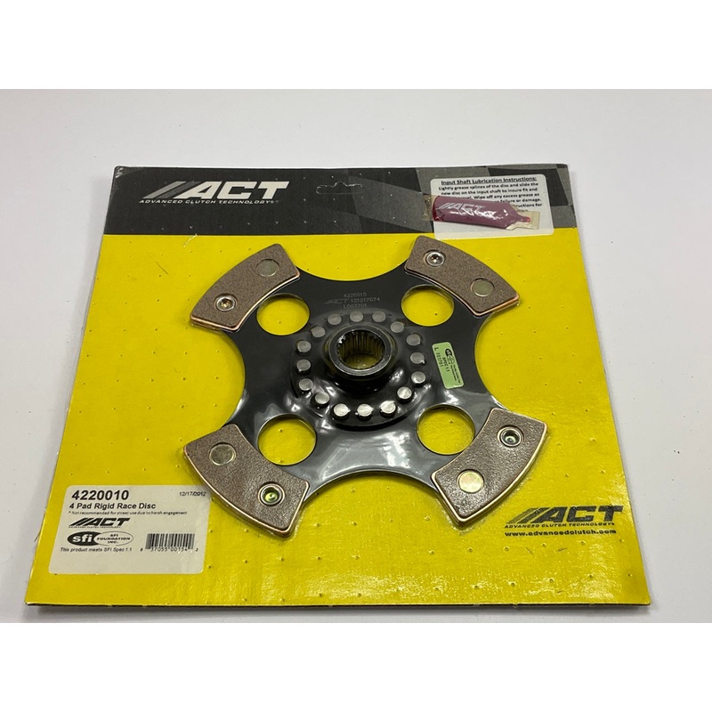 ACT 4220010 4-Pad Race Clutch Disc For 1992-2001 Integra Civic Si DelSol B16