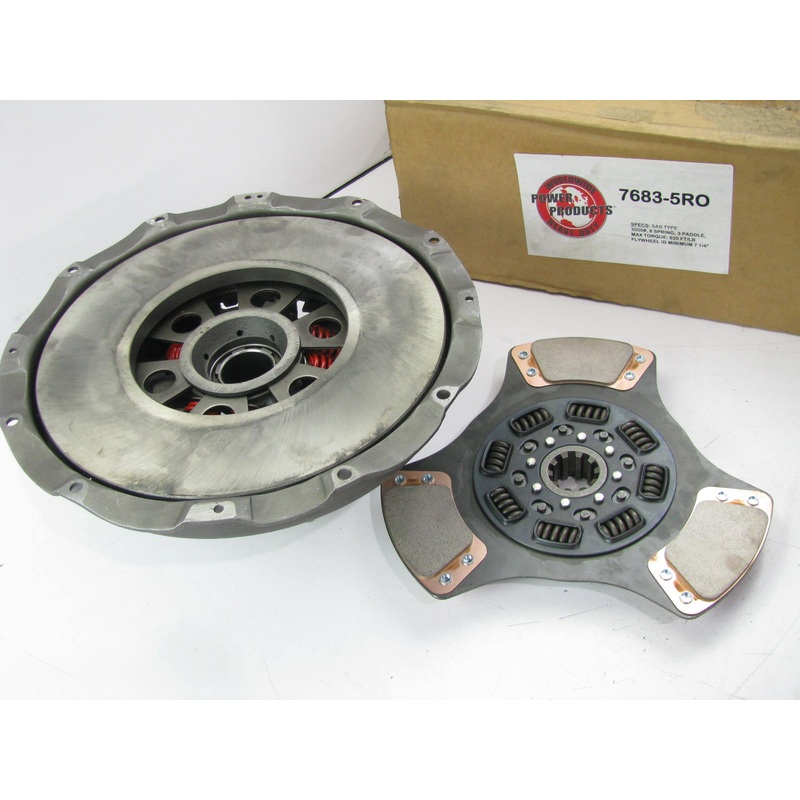 Power 7683-5RO Pull-Type Angle Spring Single Plate Clutch Kit 14'' X 1-3/4'' - 10T Type 2