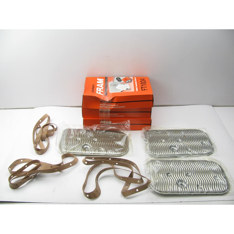 (3) Fram FT1034 Automatic Transmission Filters For 1996 Ford F150 F250 F350 C6