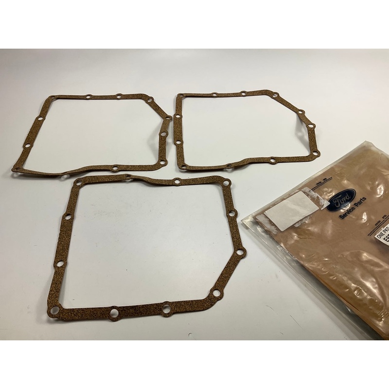 (3) NEW - OEM Ford E6DZ-7F396-A Automatic Transmission Main Cover Gaskets, AXOD