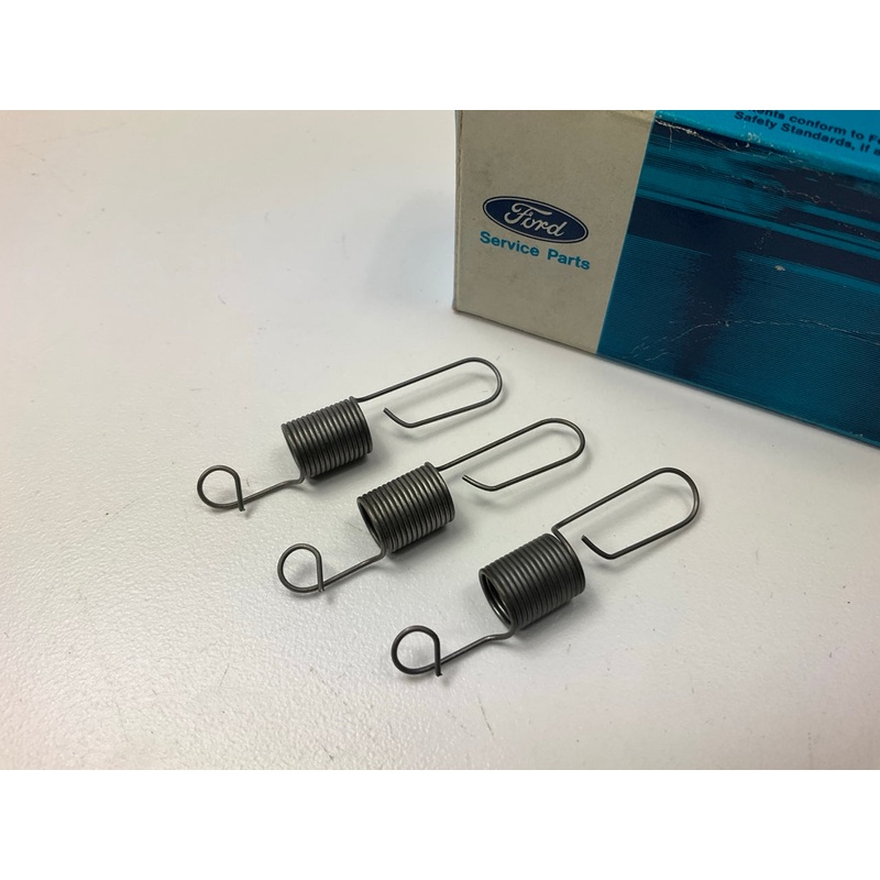(3) NOS - OEM Ford D1AZ-7B146-A Kickdown Rod Retracting Spring - C4, C6, FMX