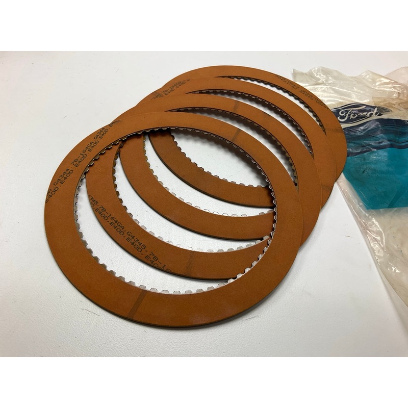 (4) NEW Ford E9TZ-7B164-D Auto Trans Direct Clutch Friction Disc - E4OD, 4R100