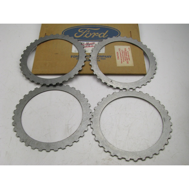 (4) NEW - OEM Ford E6DZ-7B442-A AXOD AX4S Steel Intermediate Clutch Plates