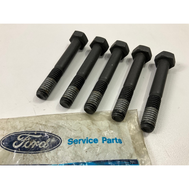 (5) NEW - OEM Ford E7TZ-6379-B Clutch Flywheel Bolt 1989-1994 7.3L-V8 Diesel