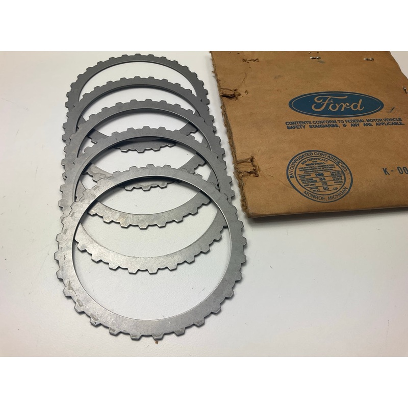 (5) NEW OEM Ford E92Z-7B442-D Transmission Overdrive Clutch Steel Plate, 4EAT