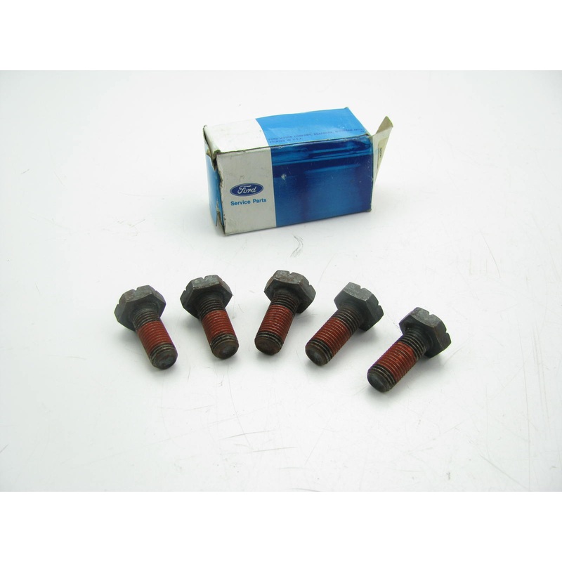 (5) NEW - OEM Ford F1ZZ-6379-A Clutch Flywheel Bolt