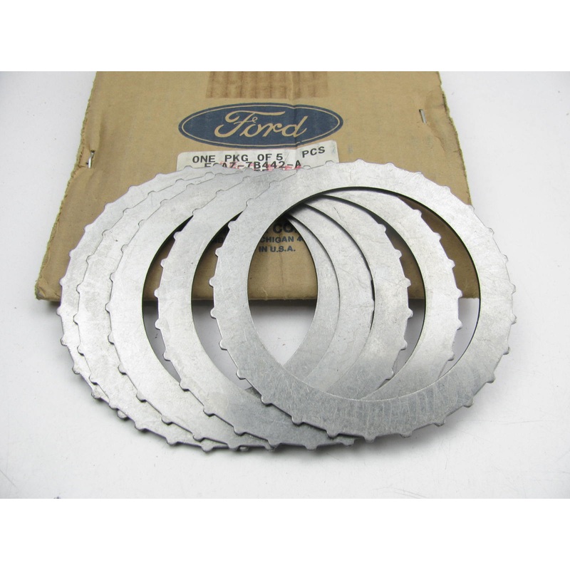 (5) NOS OEM Ford Clutch Plate Set E0AZ-7B442-A AOD 80-89 Mustang E0AZ-7B442-A