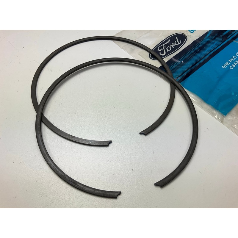 (2) OEM Ford C8AZ-7D483-B Rear Clutch Pressure Plate Retainer Ring .090'' FMX