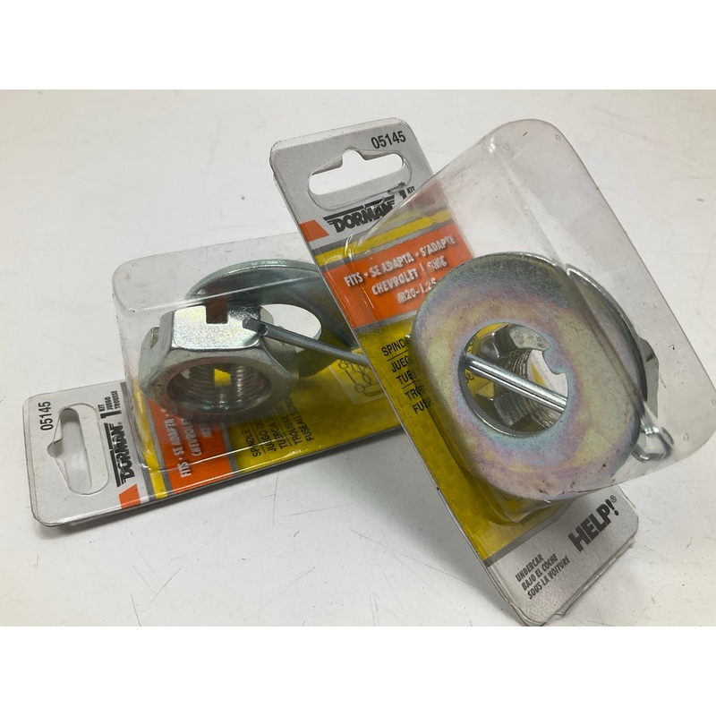 (2) Dorman 05145 Front Axle Spindle Lock Nut Kits