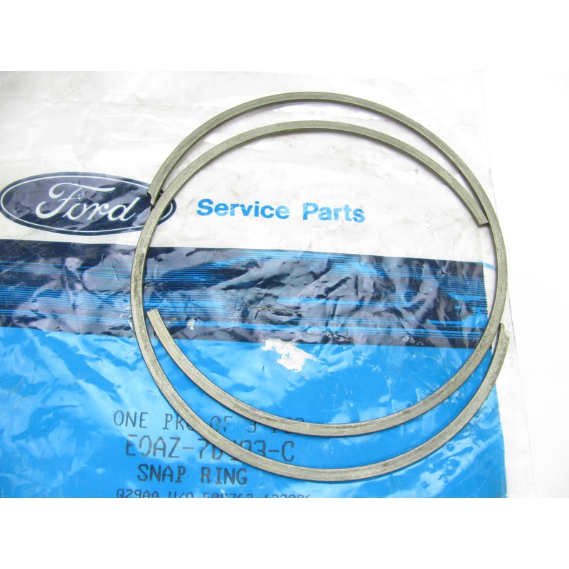 (2) Ford OEM E0AZ-7D483-C Clutch Pressure Plate Retainer Snap Ring 1980-1989 AOD