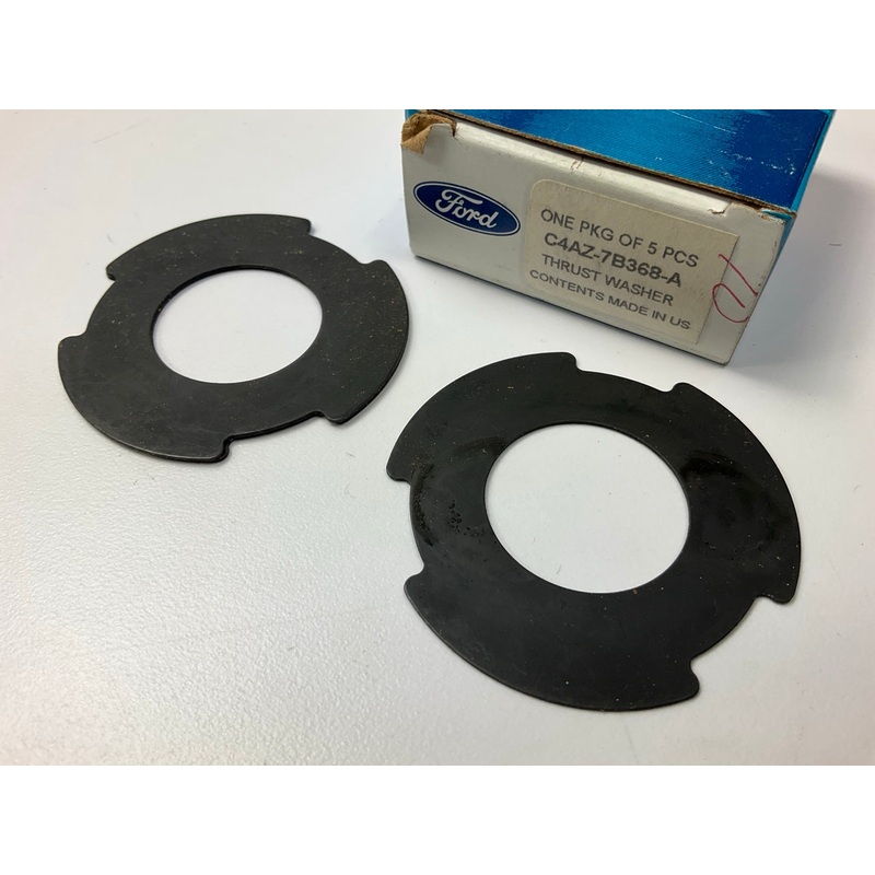 (2) NEW - OEM Ford C4AZ-7B368-A Transmission Output Shaft Rear Thrust Washer, C4