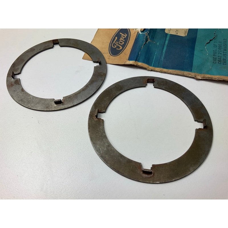 (2) NEW - OEM Ford C6AZ-7C096-A Intermediate Brake Drum Thrust Washer - C6