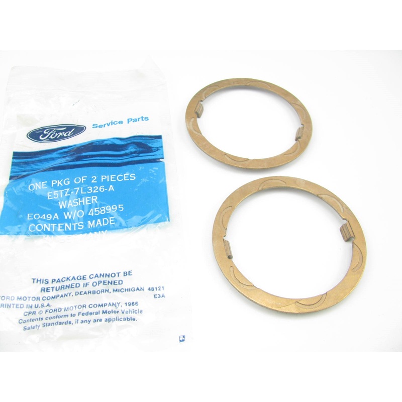 (2) NEW - OEM Ford E5TZ-7L326-A Transmission Center Support Washer 1985-92 A4LD