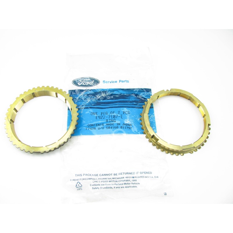 (2) NEW - OEM Ford E92Z-7107-E 1-2 Synchronizer Blocking Ring 89-92 Probe Turbo