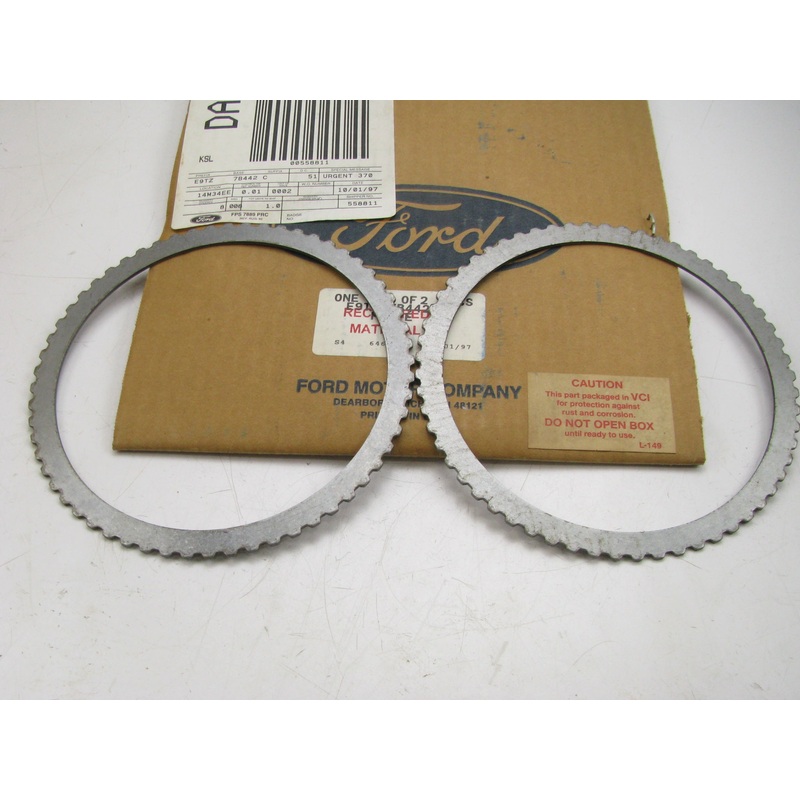 (2) NEW - OEM Ford E9TZ-7B442-C Transmission Coast Clutch .080'' Steel E4OD 4R100