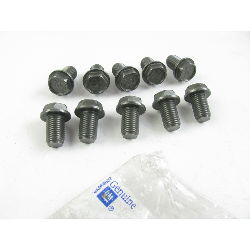 (10) OEM Gm 14088764 Clutch Flywheel Bolts