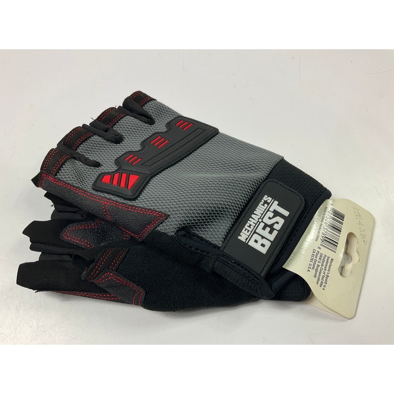 Mechanics Best TPB1018C Finger-less Mechanics Work Gloves - XL Extra Large Size