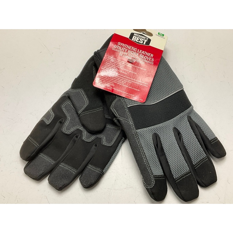 Mechanics Best TPB1021C  XL Synthetic Leather Utility Work Gloves - Size X-Large