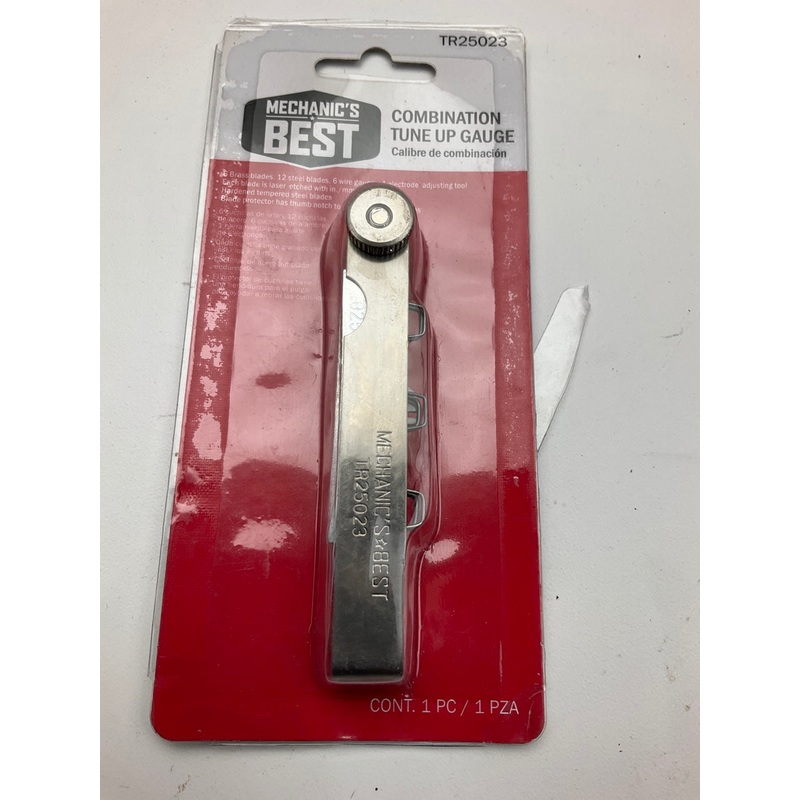 Mechanics Best TR25023 Combination Tune-Up Feeler Gauge