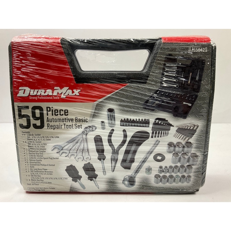 Dura Max UJ55042S 59-Piece Automotive Basic Tool Set