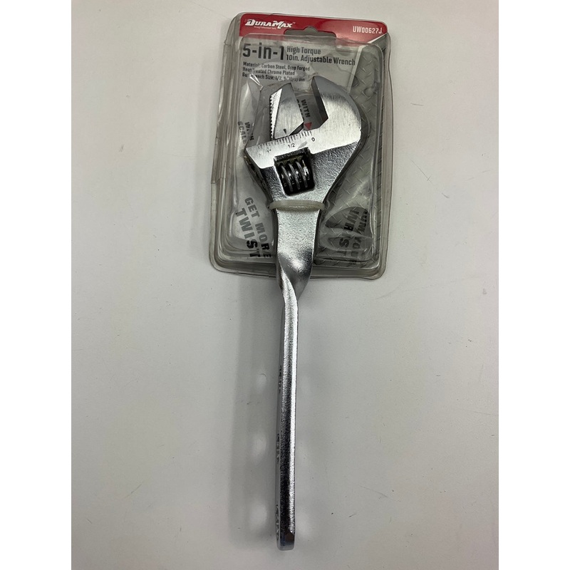 Dura Max UW00627J 5 In 1 High Torque 10'' Adjustable Wrench