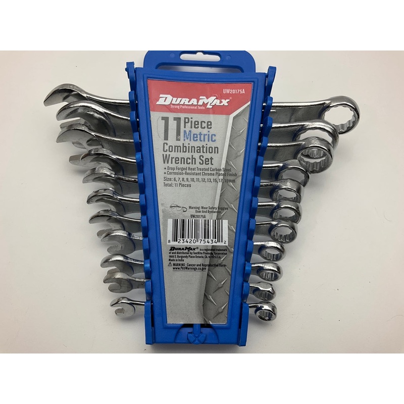 Dura Max UW20175A 11 Piece METRIC Combination Wrench Set