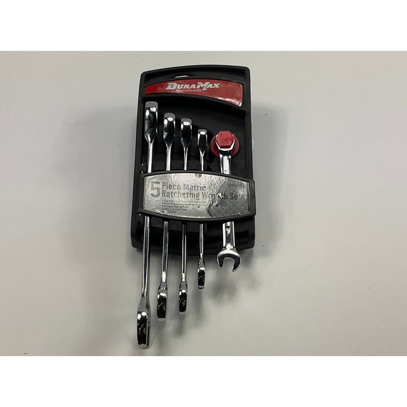 Dura Max UW50158A 5 Piece Metric Ratcheting Wrench Set 8mm, 10mm, 13mm, 14mm, 17