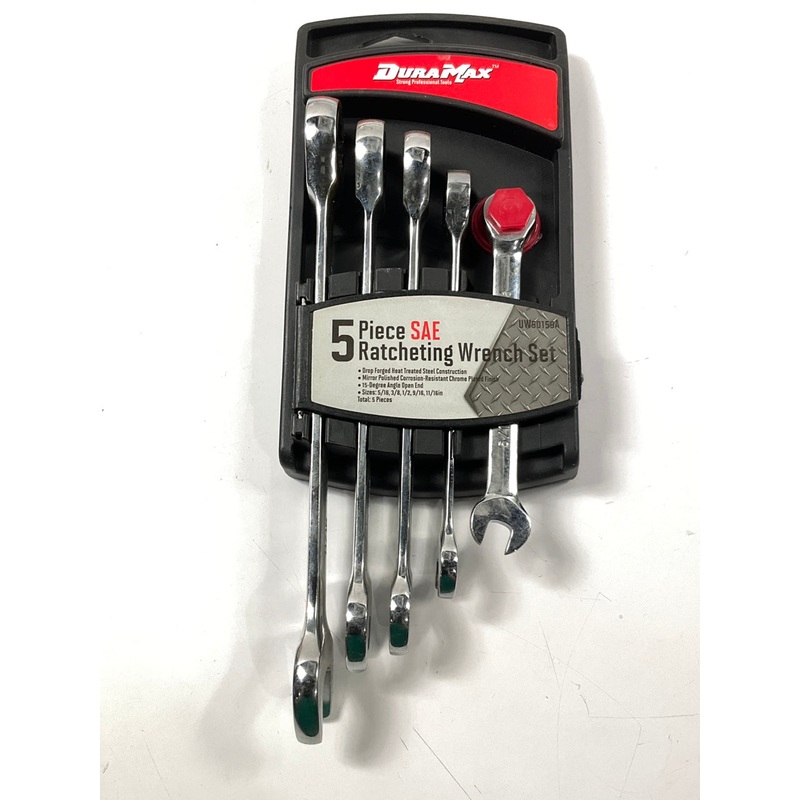 Dura Max UW50159A 5 Piece SAE Ratcheting Wrench Set
