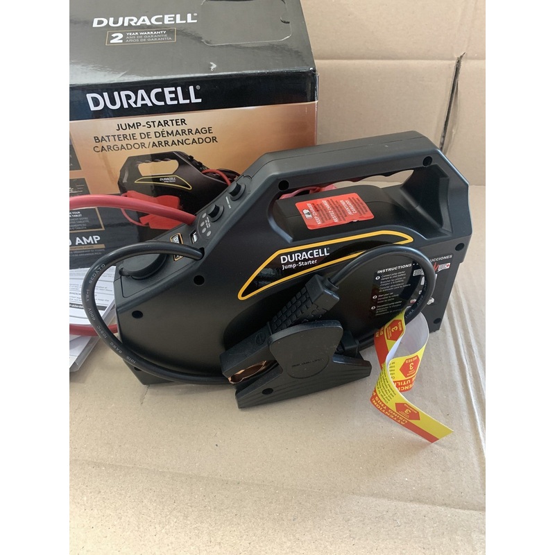 Duracell Power DRJS20 Jump Starter Battery Pack, 750 Peak Amps - NEW IN BOX