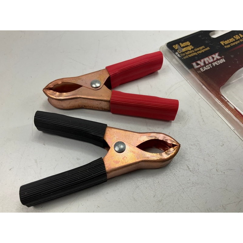 East Penn 00126 50 Amp Clamps For Battery Chargers & Testing Equipment