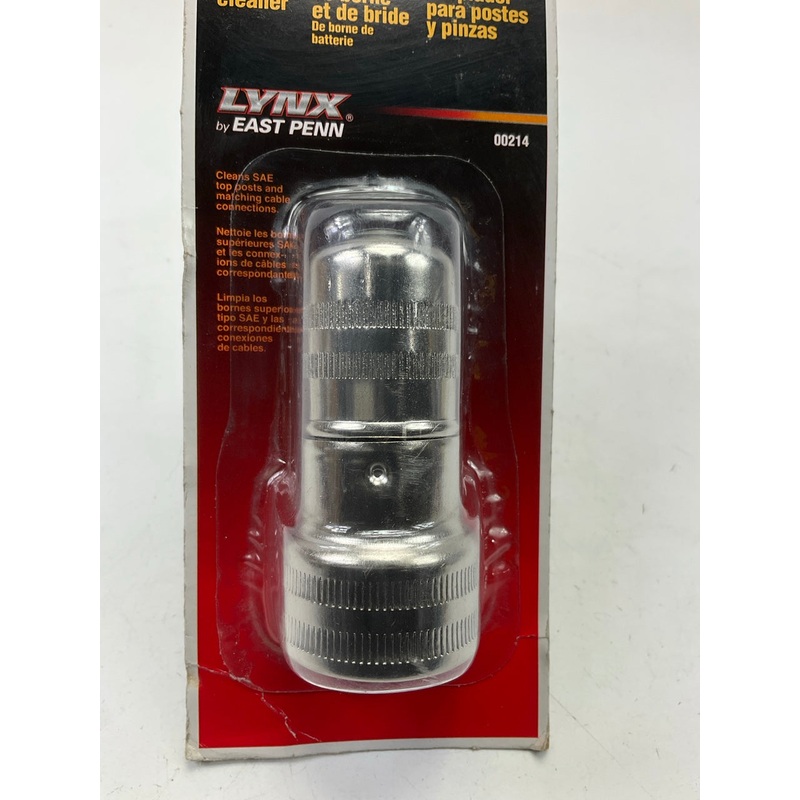 East Penn 00214 Battery Terminal Post & Clamp Cleaner Metal Bristle Brush