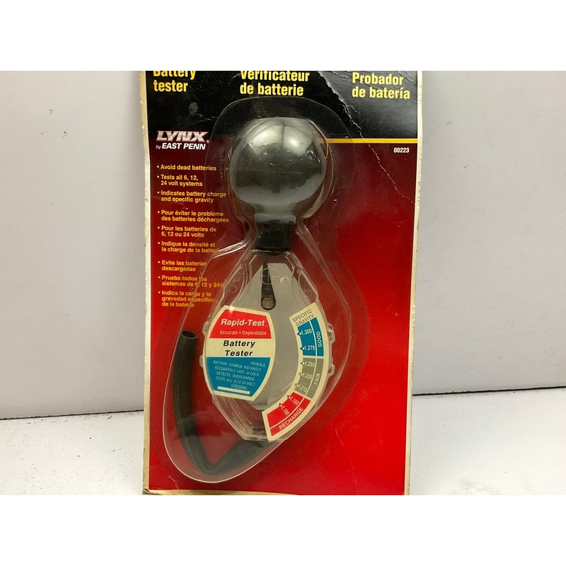 East Penn 00223 Battery Tester, 6V, 12V, 24V