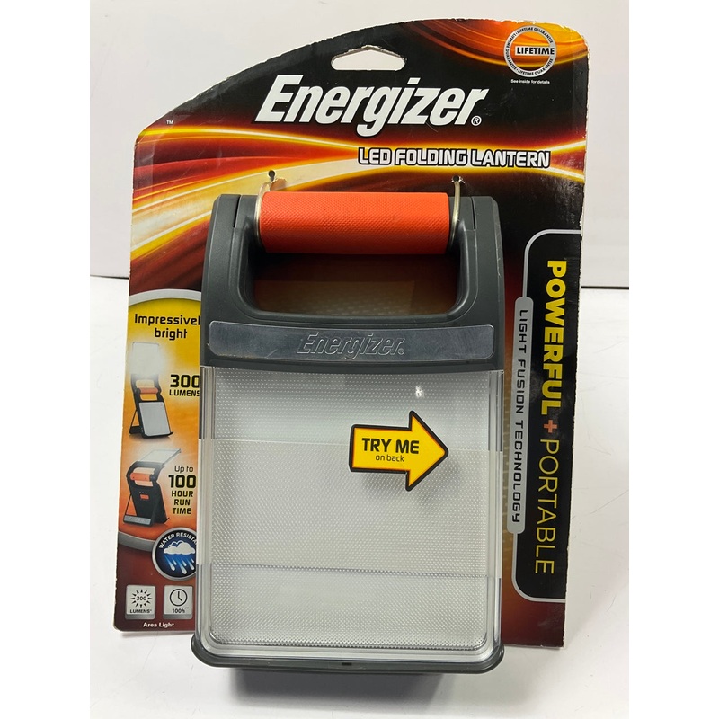 Energizer ENFFL81E LED Flat Panel Dimmable Folding Lantern Lamp, 300 Lumen