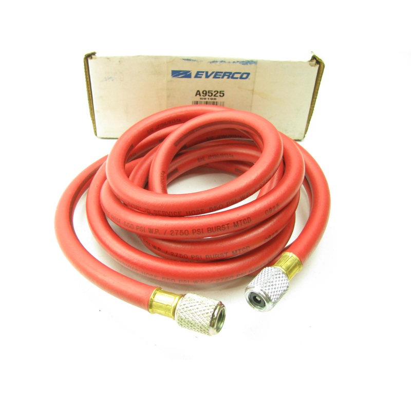 Everco A9525 (59196) 3/16'' X 96'' Vintage AC Charging Hose