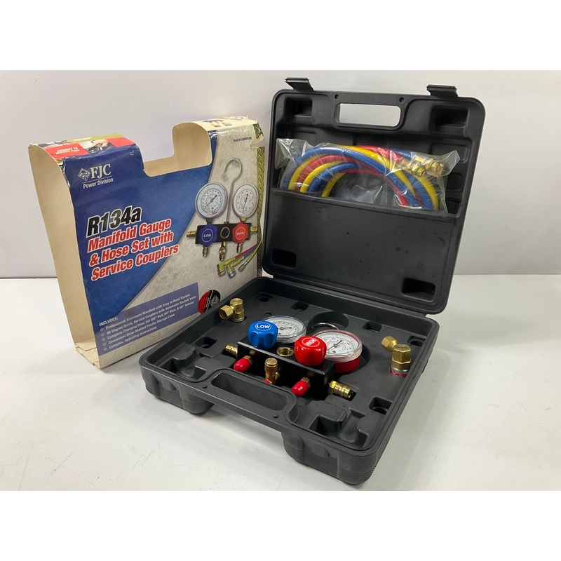 FJC 6760SPC60 A/C Manifold Gauge Set W/ 60'' Hoses For 134 A/C Type