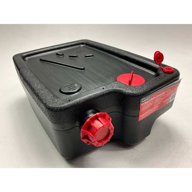 FloTool 42001MI Super Duty Oil Drain Container - 10 Quart