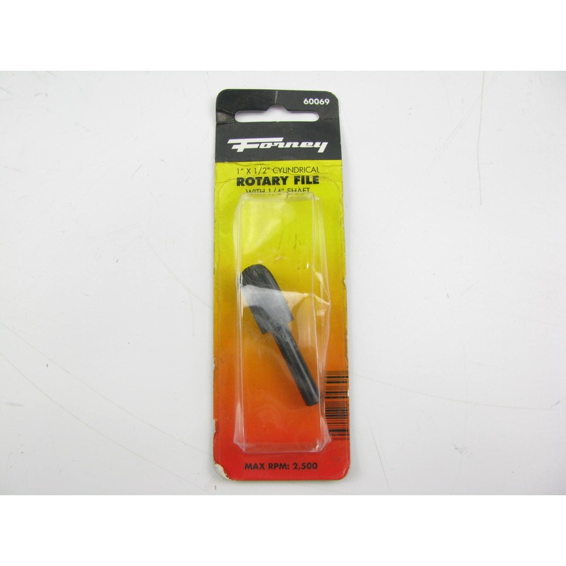 Forney 60069 Cylindrical Rotary File (Rounded End) 1''x1/2''x1/4''