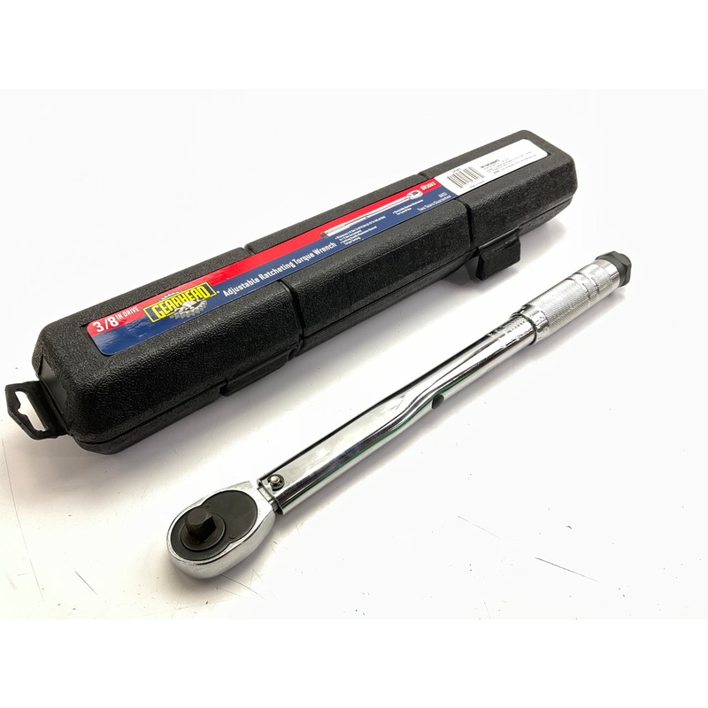 Gearhead GH3003 3/8'' Drive Ratcheting Torque Wrench, 5 To 80 Ftl/lbs